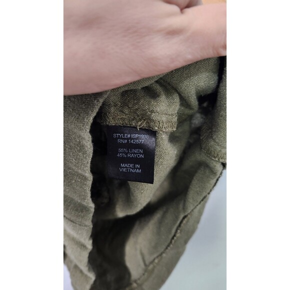 Iris Womens Olive Green Pull-On Drawstring Shorts Size XL - Picture 5 of 6